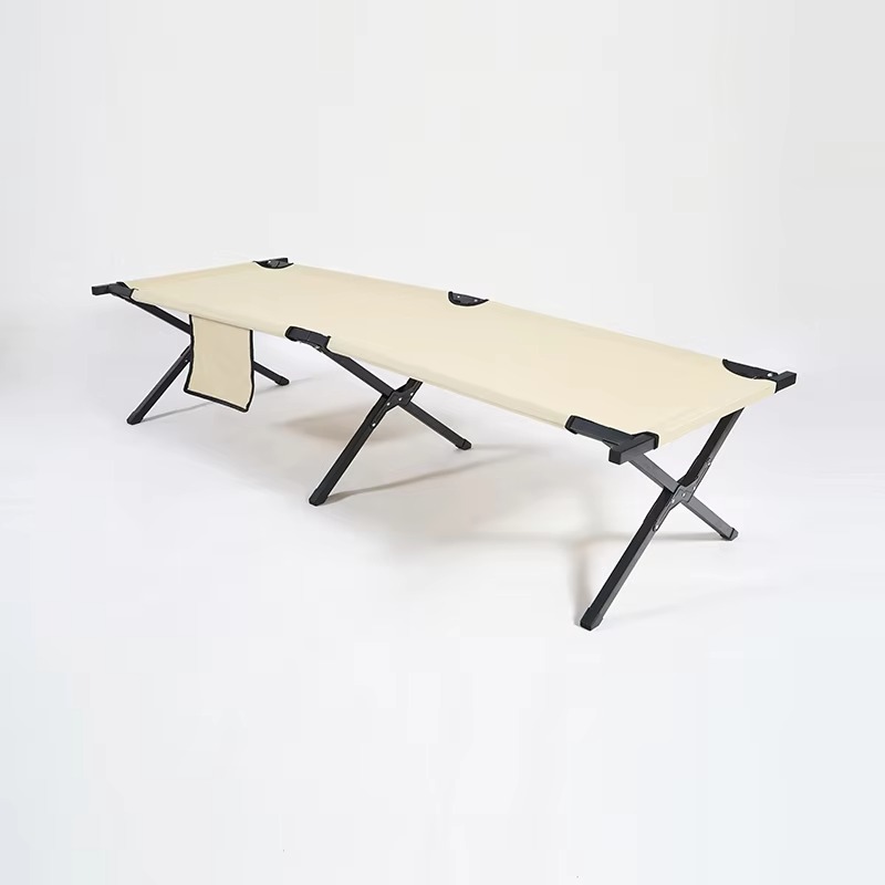 Bed Outdoor Camping - Cama de luxo dobrável em alumínio