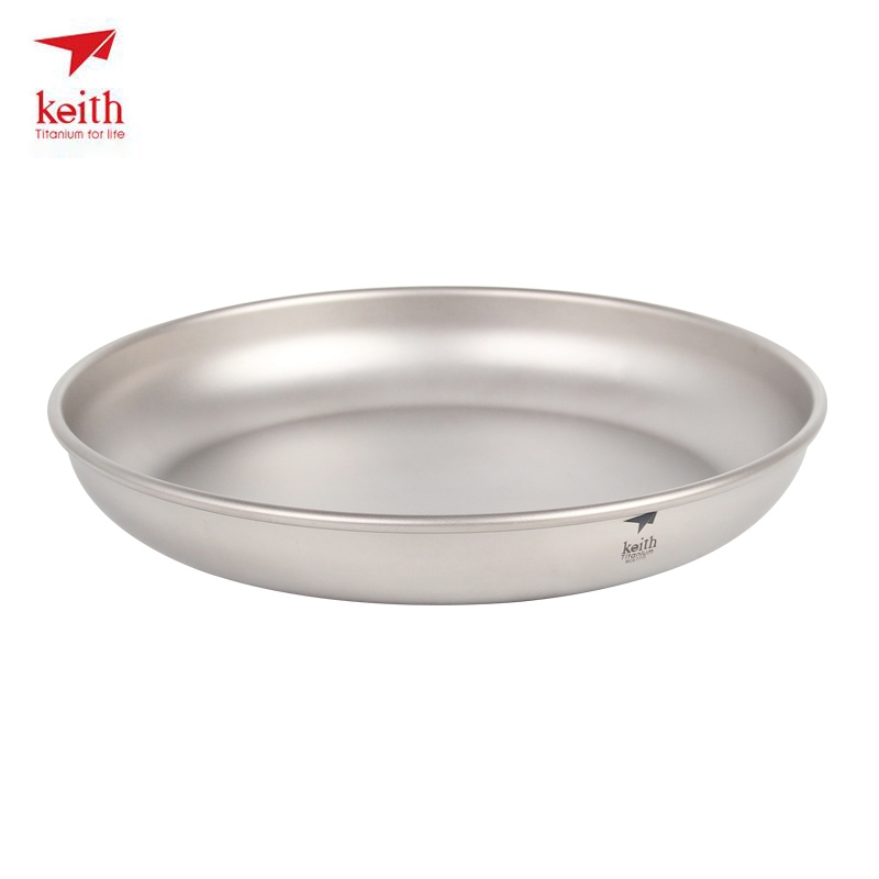 Outdoor Camping Dining Set - Keith placa de titânio acampamento pratos