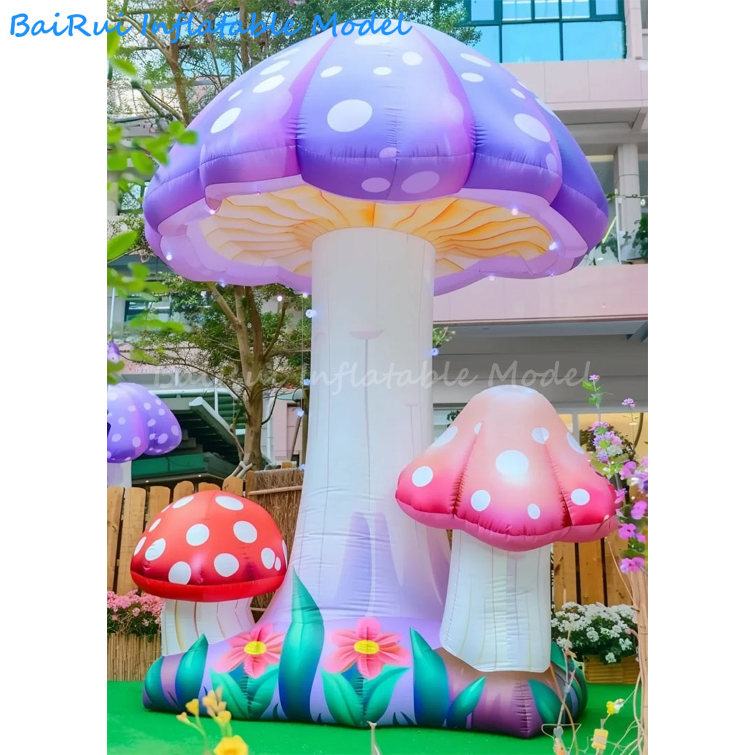 Cogumelo Inflável Gigante de D - Outdoor Camping Exhibition avaliação e preço