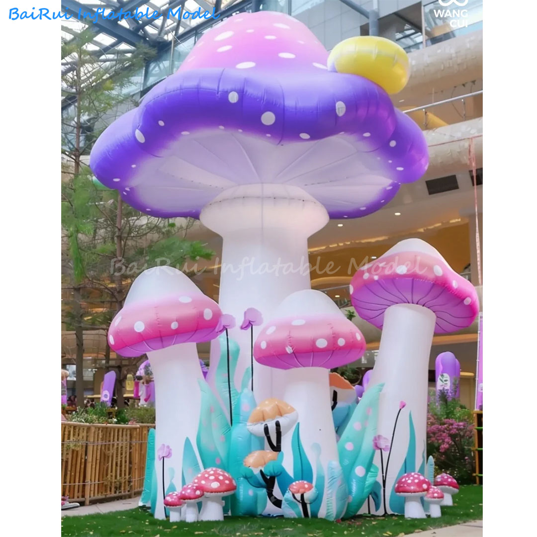 Cogumelo Inflável Gigante de D - Outdoor Camping Exhibition avaliação e preço