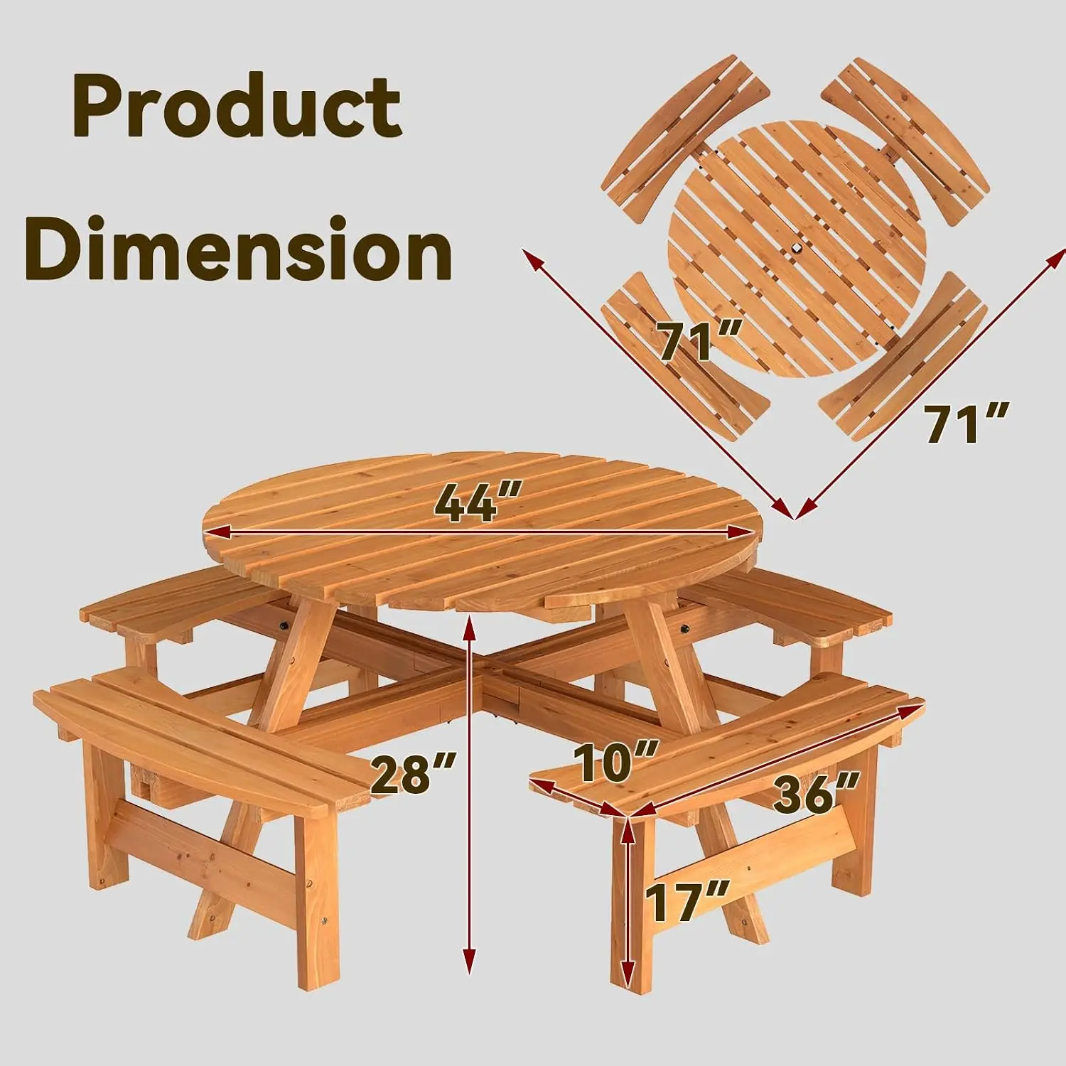Conjunto de Mesa de Piquenique - Outdoor Camping Usa avaliação e preço