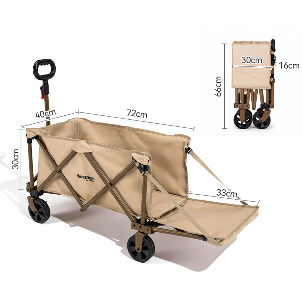 Carrinho de Camping Dobrável p - Outdoor Camping Trolley avaliação e preço