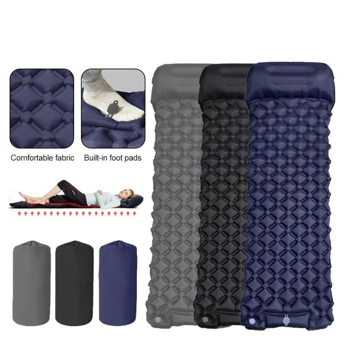 Colchão Inflável Individual e  - Outdoor Camping Rugs avaliação e preço