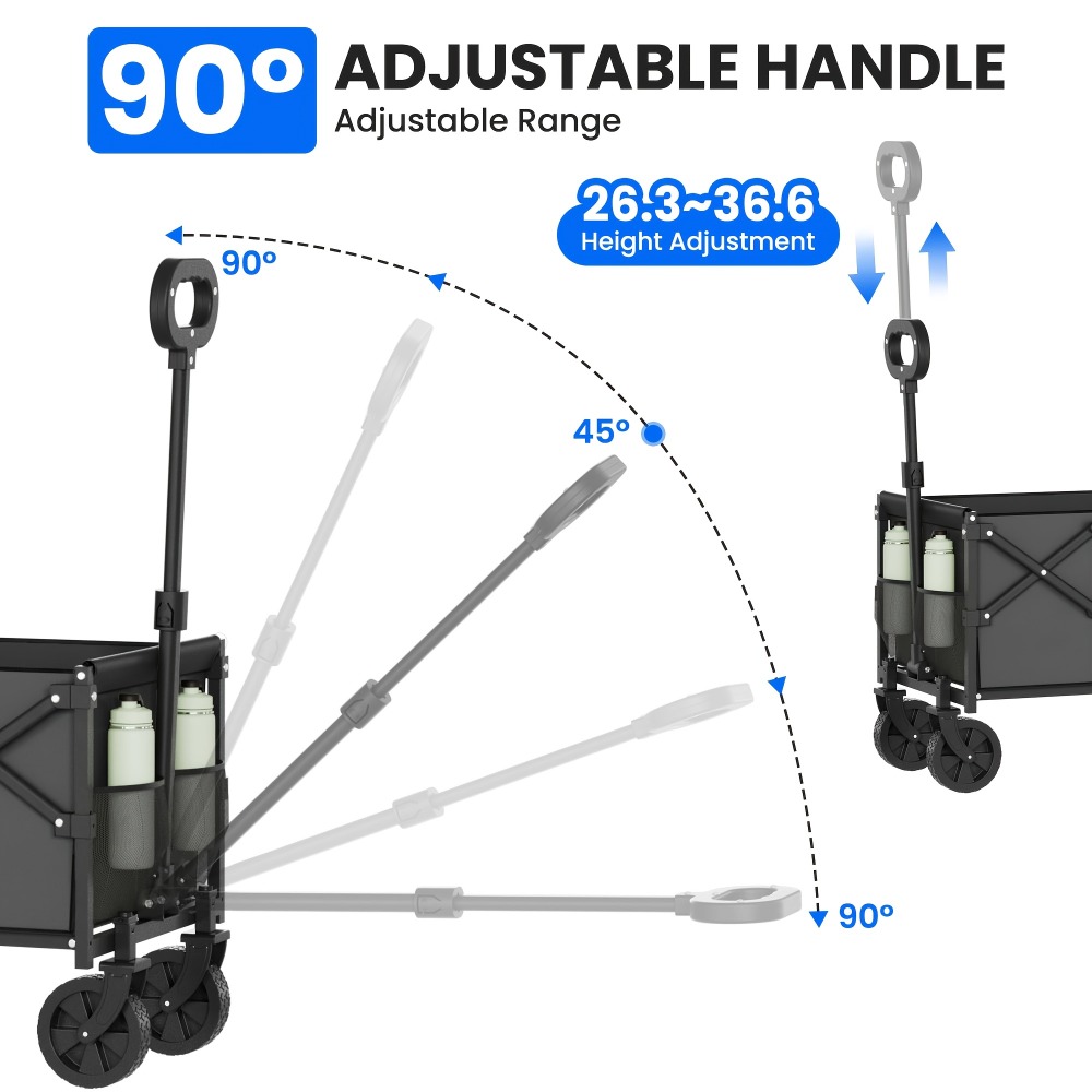 Carrinho de Jardim Dobrável co - Outdoor Camping Trolley avaliação e preço