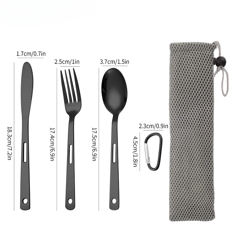 Colher garfo faca conjuntos de - Outdoor Camping Dining Set avaliação e preço