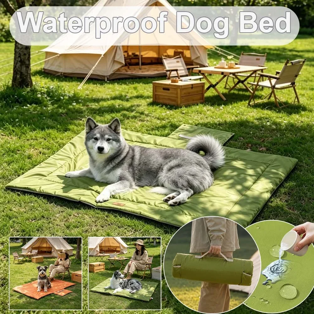 2026 Tapete Durável para Anima - Outdoor Camping Dog Bed avaliação e preço