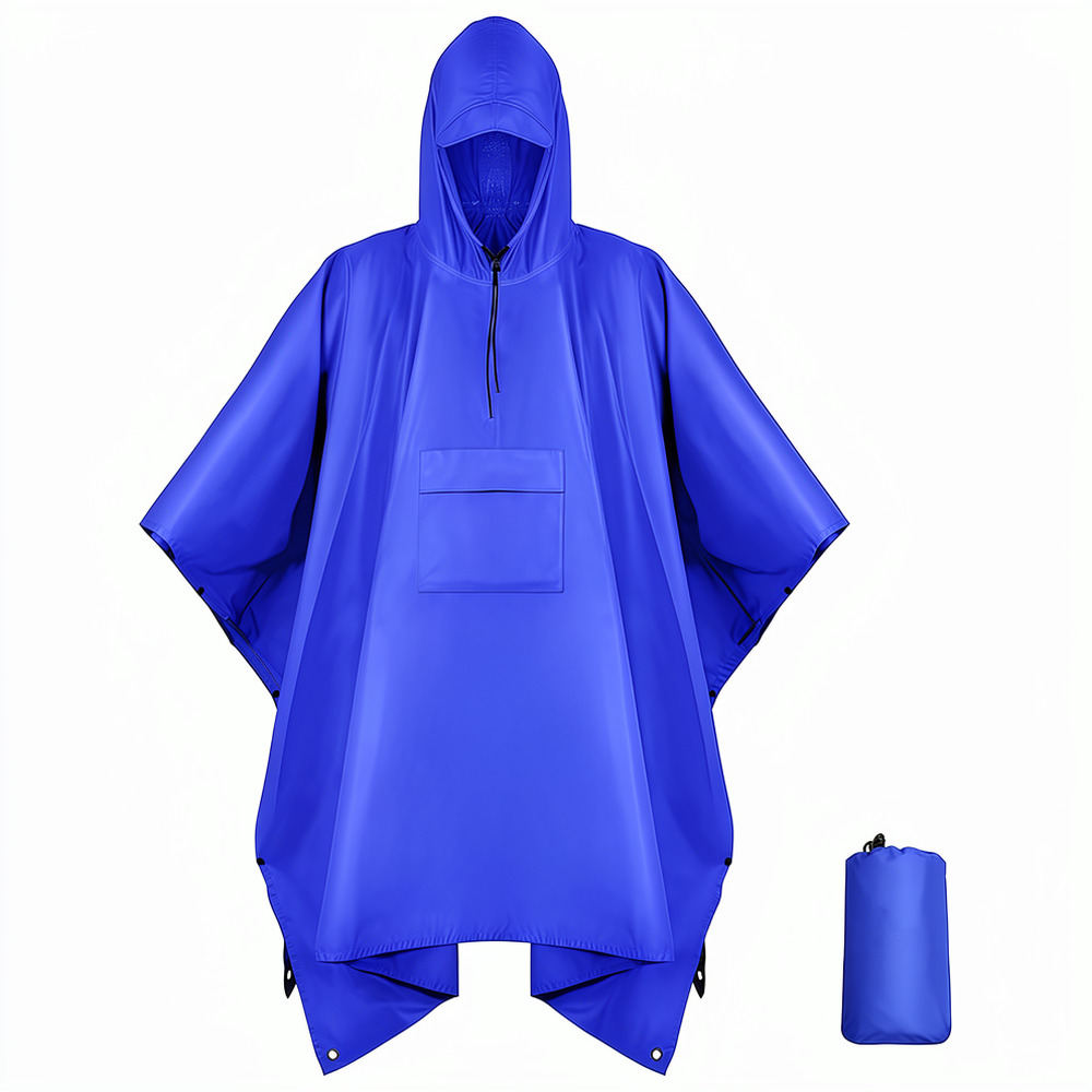 Poncho de chuva impermeável e  - Camping Rain Poncho avaliação e preço
