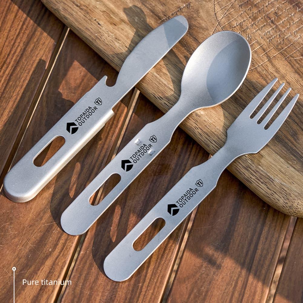 Conjunto de talheres de campin - Outdoor Camping Dining Set avaliação e preço