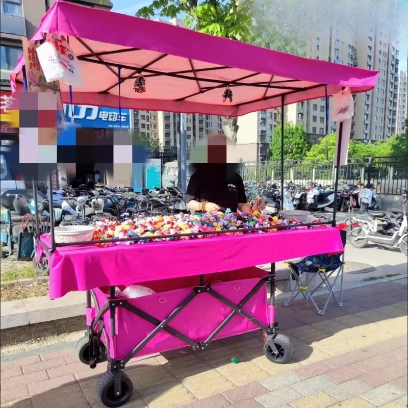 Carrinho de Feira com Mesa Gra - Outdoor Camping Trolley avaliação e preço