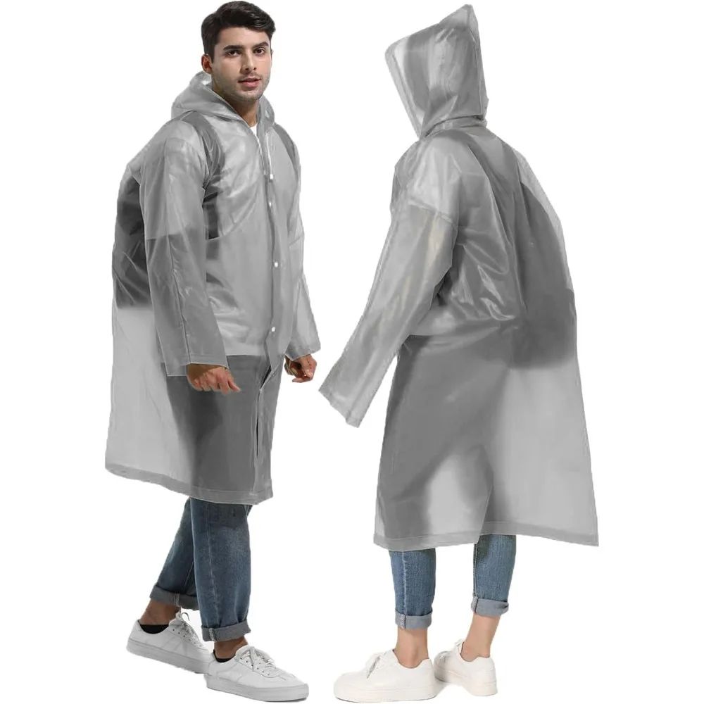  1/2PCS Poncho de Chuva Compa - Camping Rain Poncho avaliação e preço