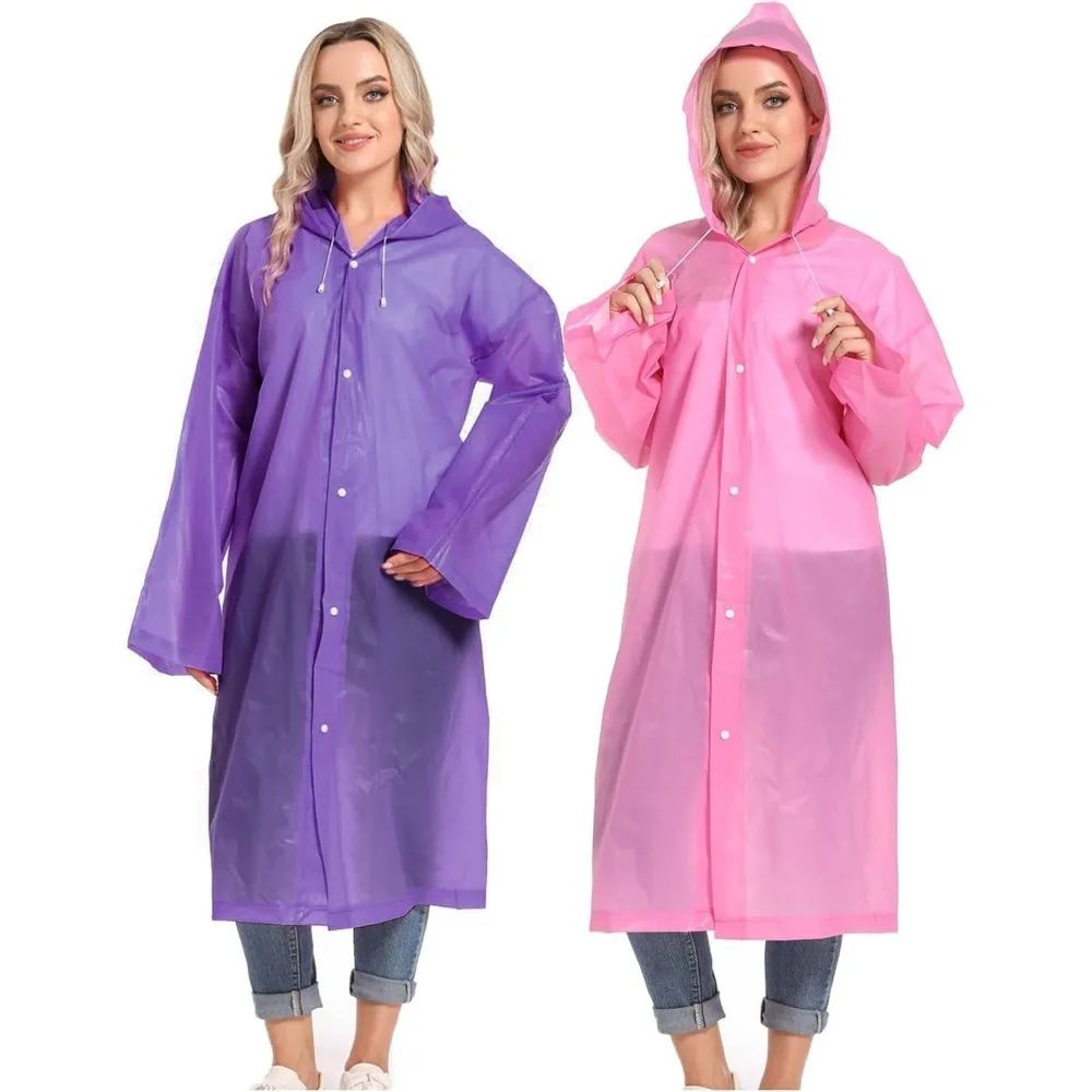  1/2PCS Poncho de Chuva Compa - Camping Rain Poncho avaliação e preço