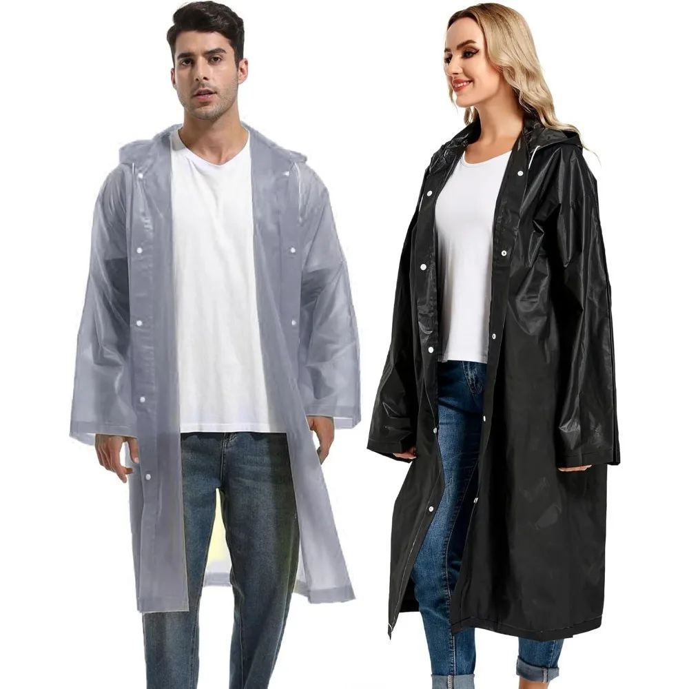  1/2PCS Poncho de Chuva Compa - Camping Rain Poncho avaliação e preço